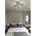 Emibig Emibig SMART 5 Black/Graphite - Modern ceiling lamp for any space