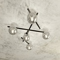 Emibig Emibig SMART 5 BLACK/GRAFIT - Modern ceiling lamp for any space