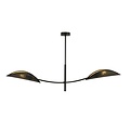 Emibig LOTUS 2 BLACK/GOLD - Modern ceiling lamp for any space