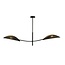 Emibig LOTUS 2 BLACK/GOLD - Moderne plafondlamp voor elke ruimte