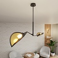 Emibig Emibig LOTUS 2 Zwart/Goud - Moderne Hanglamp voor een Stijlvolle Sfeer