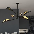 Emibig Emibig LOTUS 6 BLACK/GOLD - Moderne plafondlamp voor stijlvol interieur