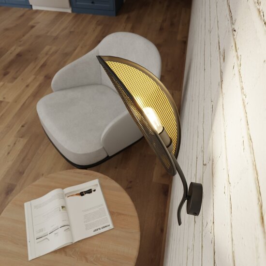 Emibig Emibig LOTUS K1 NOIR/OR WALL LAMP - Design moderne pour chaque espace