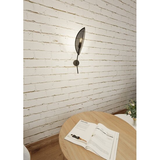 Emibig Emibig LOTUS K1 BLACK/GOLD - Lámpara de pared moderna para una iluminación elegante