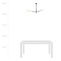 Emibig LOTUS 2 WHITE/GOLD - Modern plafondlamp voor elke ruimte