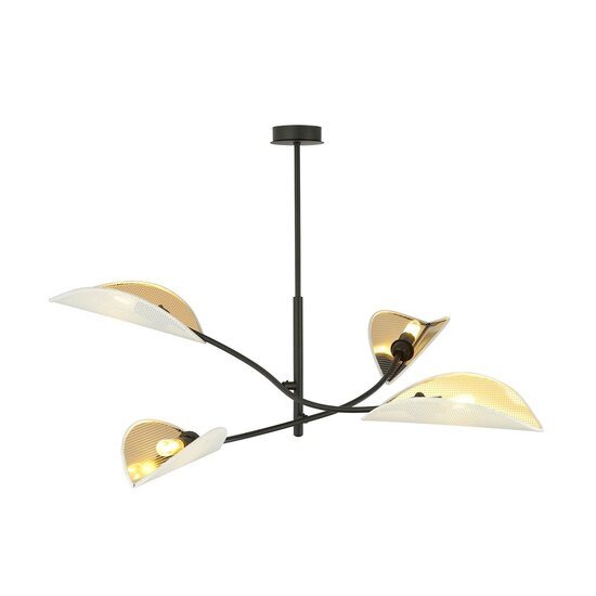 Emibig Emibig LOTUS 4 WHITE/GOLD - Moderne Deckenlampe für stilvolle Beleuchtung