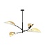 Emibig Emibig LOTUS 4 WHITE/GOLD - Lámpara de techo moderna para una iluminación elegante