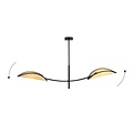 Emibig Emibig LOTUS 2 BLACK/RATTAN - Schaffen Sie eine gemütliche Atmosphäre in Ihrem Zuhause