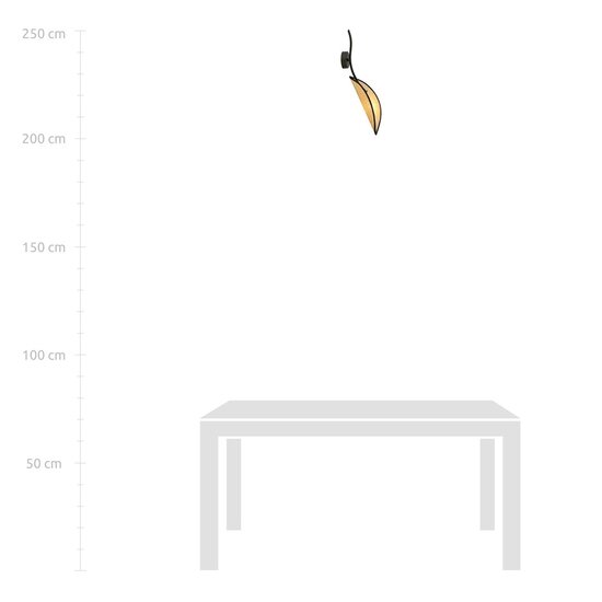 Emibig Emibig LOTUS K1 NOIR/RATTAN - Applique murale bohème pour une ambiance chaleureuse