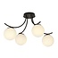 Emibig BOSTON 4 BLACK/OPAL - Moderne Deckenlampe für stilvolle Beleuchtung
