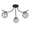 Emibig Emibig BOSTON 3 BLACK/GRAFIT - Moderne plafondlamp voor elke ruimte