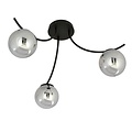 Emibig Emibig BOSTON 3 BLACK/GRAFIT - Lampe de plafond moderne pour un éclairage élégant
