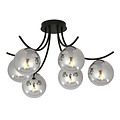 Emibig Emibig BOSTON 6 BLACK/GRAFIT - Modern ceiling lamp for stylish spaces