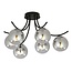 Emibig Emibig BOSTON 6 BLACK/GRAFIT - Modern ceiling lamp for stylish spaces