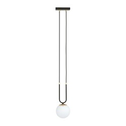 Emibig GLAM 1 BLACK/OPAL Pendant Lamp