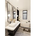 Emibig Emibig GLAM 1 BLACK/OPAL - Retro pendant lamp for stylish lighting