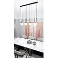 Emibig Emibig GLAM 4 BLACK/OPAL - Retro Pendelleuchte für eine stilvolle Atmosphäre