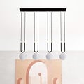 Emibig Emibig GLAM 4 BLACK/OPAL - Lampe suspendue rétro pour une ambiance élégante
