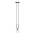 Emibig Emibig GLAM 1 BLACK/TRANSPARENT - Lámpara colgante retro para una iluminación elegante