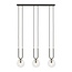Emibig Emibig GLAM 3 BLACK/TRANSPARENT - Retro hanglamp voor een stijlvolle sfeer