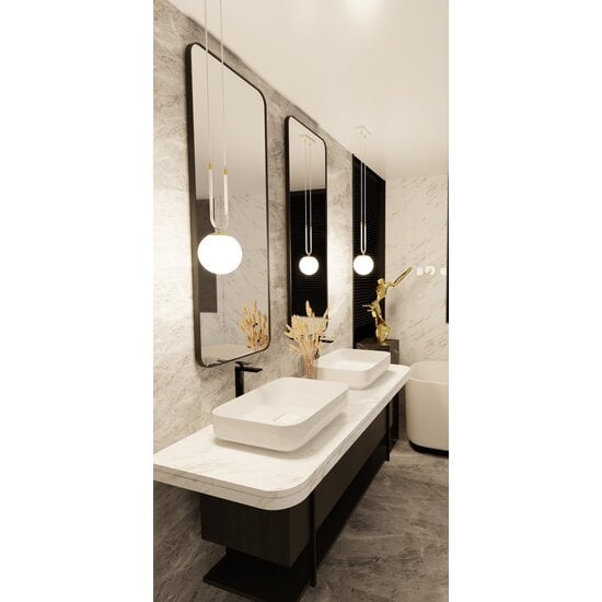 Emibig Emibig GLAM 1 WHITE/OPAL - Lampe suspendue rétro pour un éclairage chaleureux