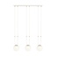 Emibig Emibig GLAM 3 WHITE/OPAL - Retro Hanglamp voor een Stijlvolle Sfeer