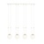 Emibig Emibig GLAM 4 Lampe Suspendue Blanche
