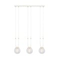 Emibig Emibig GLAM 3 WHITE/TRANSPARENT - Retro pendant lamp for stylish lighting