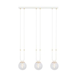 Emibig GLAM 3 Witte/Transparante Hanglamp