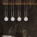 Emibig Emibig GLAM 4 WHITE/TRANSPARENT - Lampe suspendue rétro pour un éclairage élégant