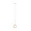 Emibig Emibig GLAM 1 WHITE/MIODOWY - Retro pendant lamp for cozy lighting