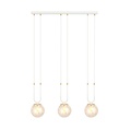 Emibig Emibig GLAM 3 WHITE/MIODOWY - Retro hanglamp voor een sfeervolle ambiance