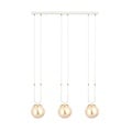 Emibig Emibig GLAM 3 WHITE/MIODOWY - Retro pendant lamp for a cozy ambiance