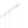 Emibig Emibig GLAM 4 WHITE/MIODOWY - Retro pendant lamp for stylish lighting
