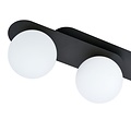 Emibig Emibig PLAZA 3 BLACK/OPAL - Lampe de plafond moderne pour tout espace