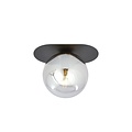 Emibig Emibig PLAZA 1 BLACK/GRAPHITE - Modern ceiling lamp for any space