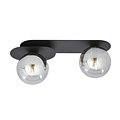 Emibig Emibig PLAZA 2 BLACK/GRAFIT - Moderne plafondlamp voor elke ruimte