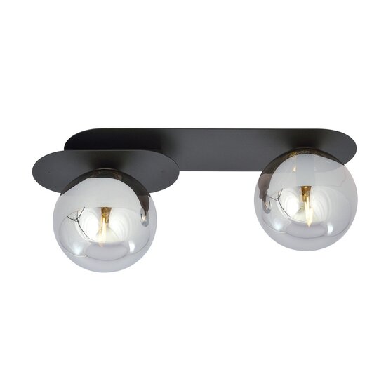 Emibig Emibig PLAZA 2 BLACK/GRAFIT - Moderne plafondlamp voor elke ruimte