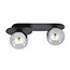 Emibig Emibig PLAZA 2 BLACK/GRAFIT - Moderne plafondlamp voor elke ruimte