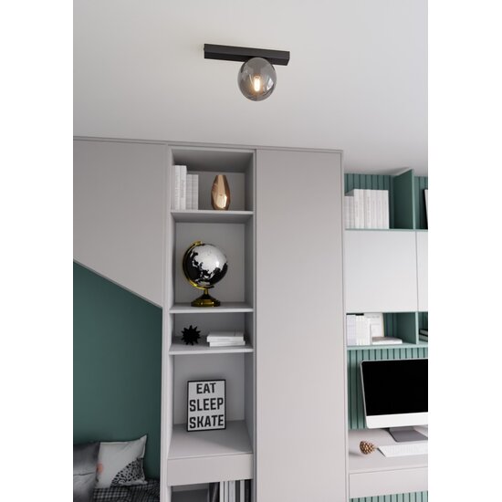 Emibig Emibig FIT 1 BLACK/GRAFIT - Minimalistische Deckenlampe für jeden Raum