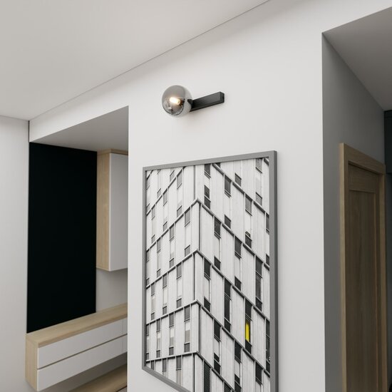 Emibig Emibig FIT 1 BLACK/GRAFIT - Minimalist ceiling lamp for any space