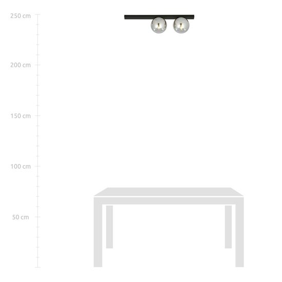 Emibig Emibig FIT 2 NOIR/GRAFIT - Lampe de plafond minimaliste pour intérieurs modernes