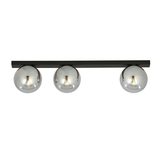 Emibig Emibig FIT 3 BLACK/GRAFIT - Lampe de plafond minimaliste pour tous les espaces