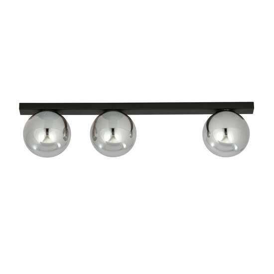 Emibig Emibig FIT 3 BLACK/GRAFIT - Lámpara de techo minimalista para cualquier espacio