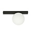 Emibig Emibig FIT 1 BLACK/OPAL - Minimalist ceiling lamp for any space