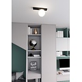 Emibig Emibig FIT 1 BLACK/OPAL - Minimalistische plafondlamp voor elke ruimte