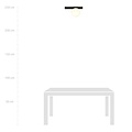 Emibig Emibig FIT 1 BLACK/OPAL - Lampe de plafond minimaliste pour tous les espaces