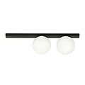 Emibig Emibig FIT 2 BLACK/OPAL - Lámpara de techo minimalista para cualquier espacio