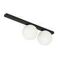 Emibig Emibig FIT 2 BLACK/OPAL - Lámpara de techo minimalista para cualquier espacio