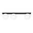 Emibig Emibig FIT 3 BLACK/OPAL - Lampe de plafond minimaliste pour tous les espaces
